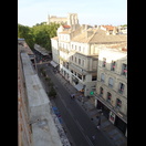 Blick von der Dachterrasse unseres Hotels auf den Papstpalast